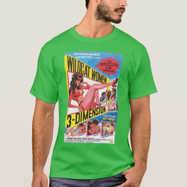 T-shirt Femmes Wildcat 3D - conception (Devant)