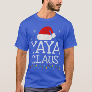 T-shirt FEMMES Yaya Claus Noël Noël Noël