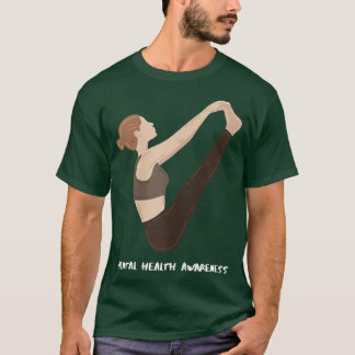 T-shirt Femmes Yoga Sensibilisation à la santé mentale 704