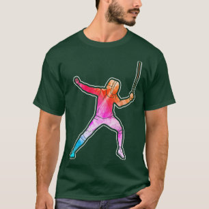 T-shirt Fence Fencer Foil Epee Saber
