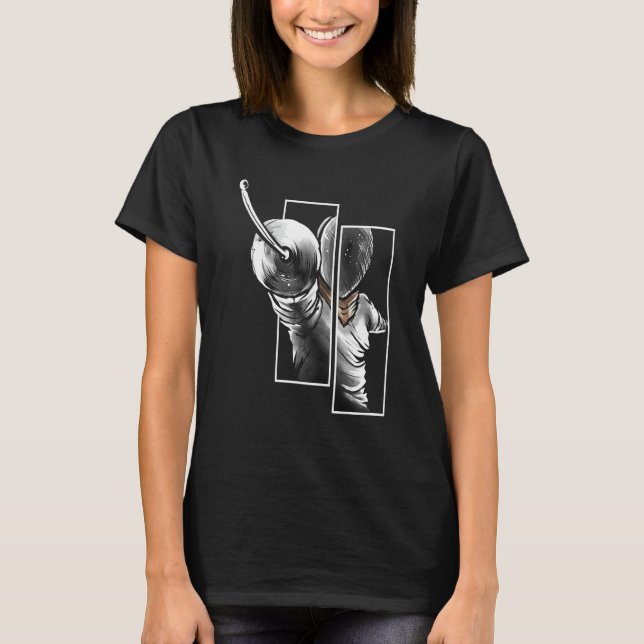 T-shirt Fencer From The Front (Devant)