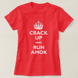 T-shirt Fendez et courez d'une manière insensée