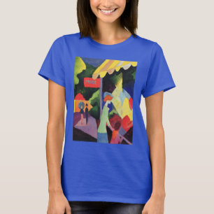 T-shirt Fenêtre à la mode par August Macke, Fauvisme vinta