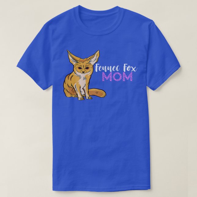 T-shirt Fennec Fennec Fennec Fennec Mère Maman Oreilles Pe (Design devant)