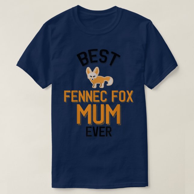 T-shirt Fennec Fox Mum (Design devant)
