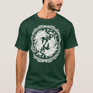 T-shirt Fenrir Wolf D'Odin Norse Runes Viking Northmen My
