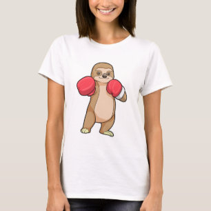 T-shirt Fente en boîte avec gants en boîte