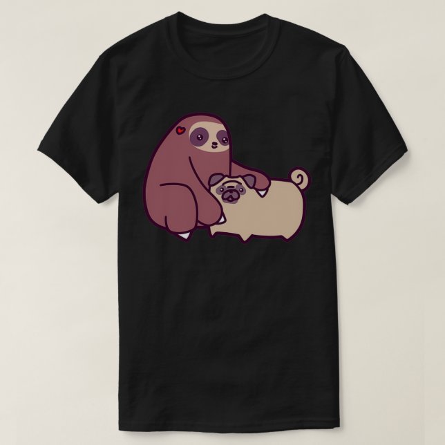 T-shirt Fente et Carlin (Design devant)