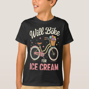 T-shirt Fera du vélo pour de la glace pour les filles les 