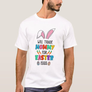 T-shirt Fera Échange Maman Pour Oeufs De Lapin Pâques Ense