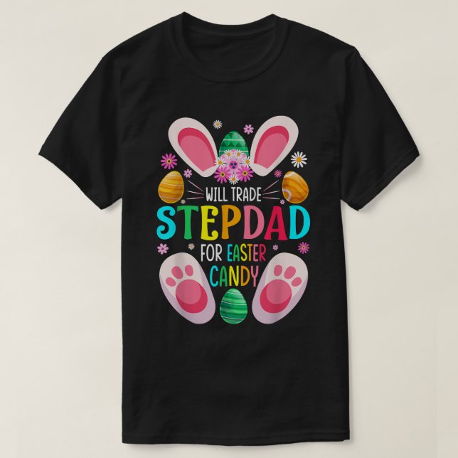 T-shirt Fera Le Commerce De Stepdad Pour Les Garçons De Bo (Design devant)