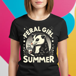 T-shirt Feral Girl été