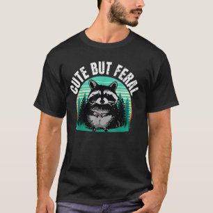 T-shirt Feral Girl été drôle mème mignonne mais Feral Racc