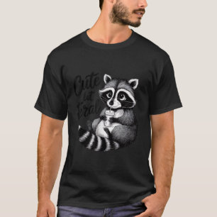 T-shirt Feral Girl été drôle mème mignonne mais Feral Racc