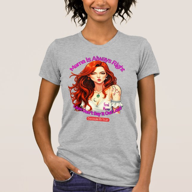 T-shirt Feral Mama (Devant)
