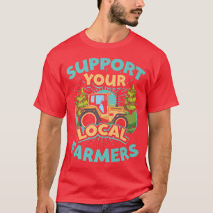 T-shirt Ferme agricole de tracteur