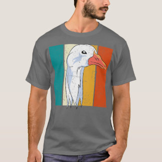 T-shirt Ferme Amoureux des animaux rétro Oie d'oiseaux