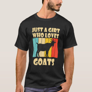 T-shirt Ferme de chèvres cool Animaux Chèvres Rétro Vintag