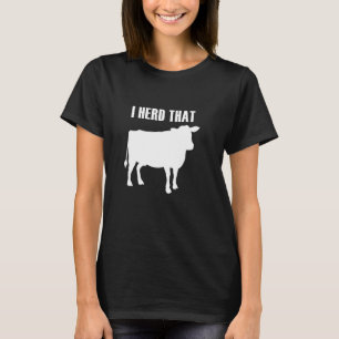 T-shirt Ferme de citations ironiques Animaux de troupeau C