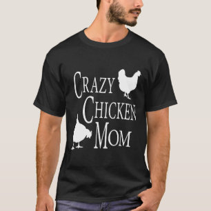 T-shirt Ferme de Dame de Poulet Mère Paysan Coq