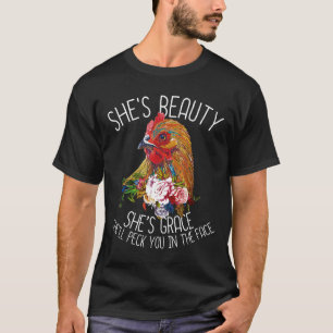 T-shirt Ferme de poulets She Beauty She Grace