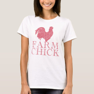 T-shirt Ferme de poussins Tee pour femmes - Mignonne Count