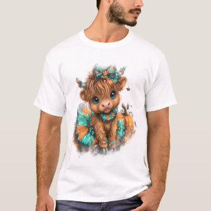 T-shirt Ferme de vaches des Highlands Halloween