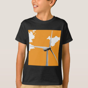T-shirt Ferme de vent verte de Knowes