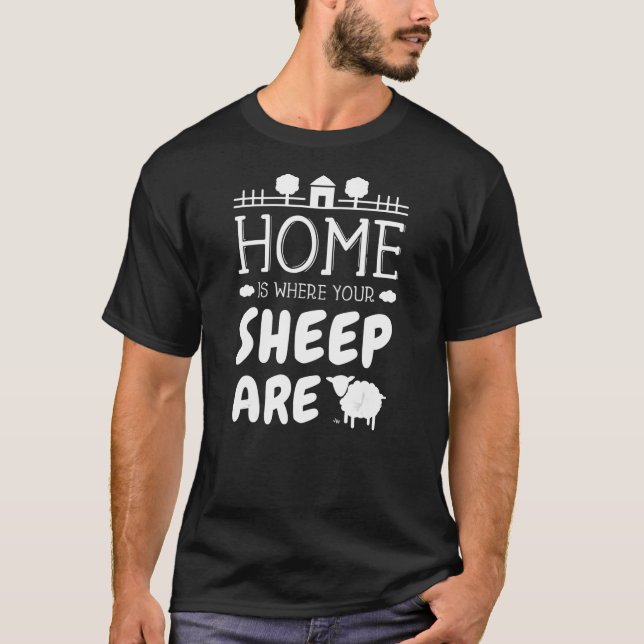T-shirt Ferme d'élevage de moutons I (Devant)