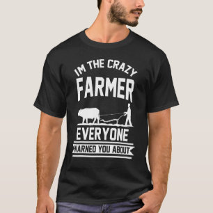 T-shirt Ferme d'élevage de vaches de paysan