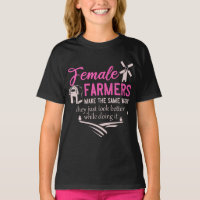 Ferme Fille Animaux Femme Farmer Rancher Fille