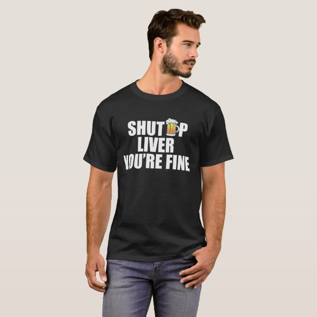 T-shirt Fermé foie vous êtes très bien (Devant entier)