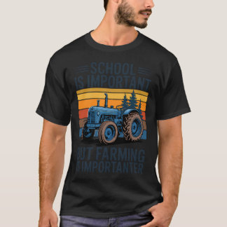 T-shirt Ferme Mais L'agriculture Est Plus Importante Tract