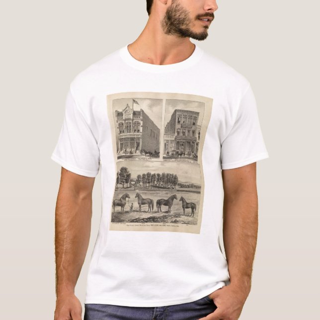 T-shirt Ferme, Marion, et Topeka de vallée de Kaw, le (Devant)