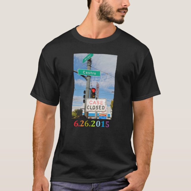 T-shirt fermé "par cas" de célébration de victoire (Devant)