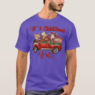 T-shirt Ferme Rouge Camion Ferme Animale Fermière Fille So