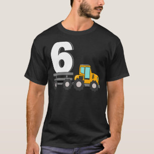 T-shirt Ferme tracteur 6e anniversaire 6 ans Anniversaire 