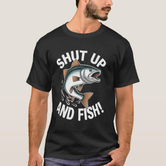 T-shirt Fermer Et Poisson Drôle Poisson Design