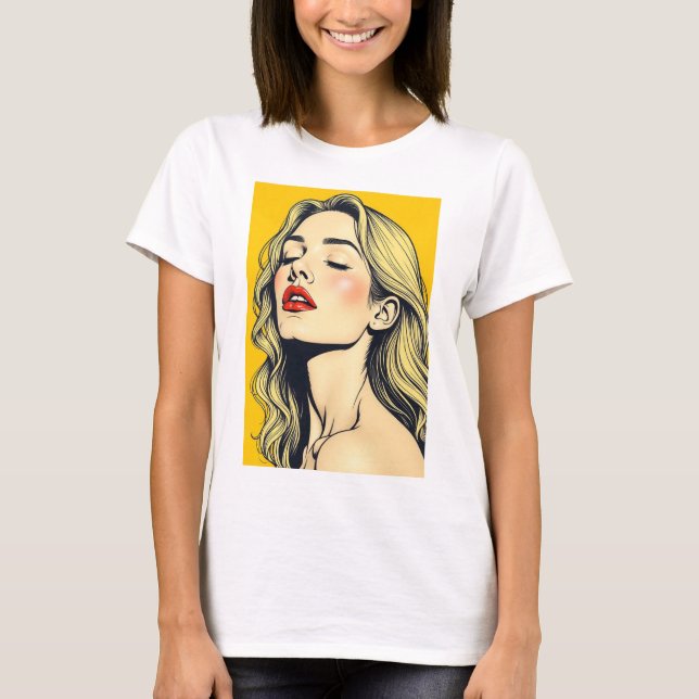 T-shirt Fermer les yeux  (Devant)
