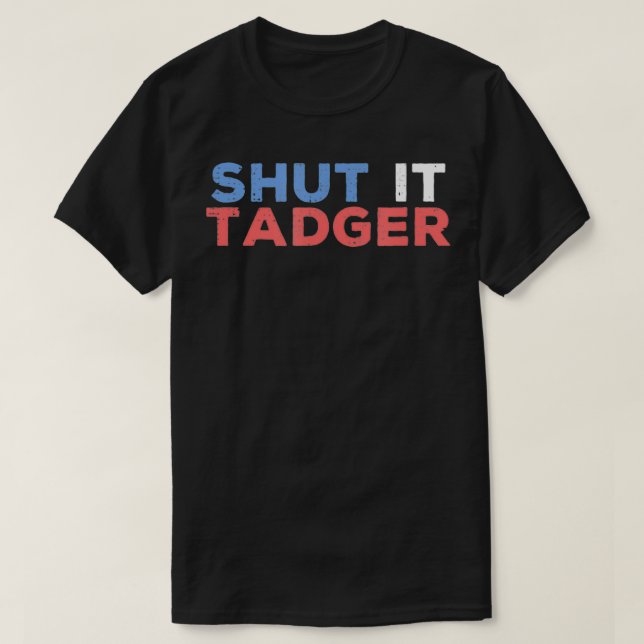 T-shirt Fermer Tadger Funny Scottish Slang Banter (Design devant)