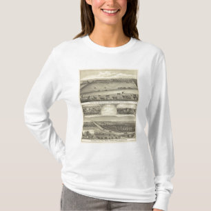 T-shirt Fermes du comté de Saunders, Nébraska