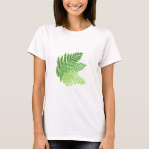T-shirt Fermes forestières vertes feuilles
