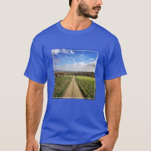 T-shirt Fermes   Français Camptryside Dirt Road