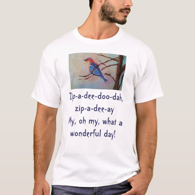 T-shirt Fermeture éclair-un-dee-font-dah la chemise (Devant)
