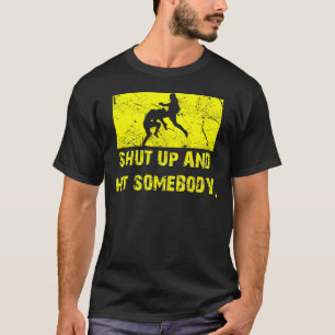 T-shirt Fermez et frappez quelqu'un - MIXED MARTIAL