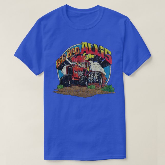 T-shirt Fermier Big Bad Allis Tractor 1981 (Design devant)