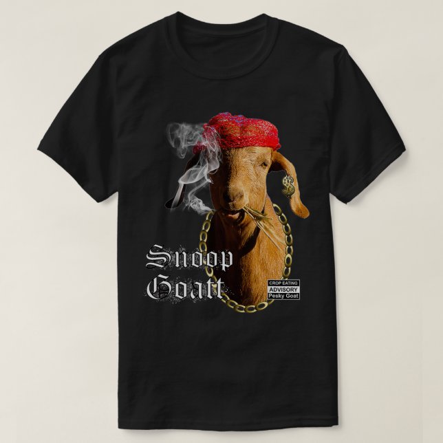 T-shirt Fermier de chèvre de Hiphop rétro, Louveur de musi (Design devant)