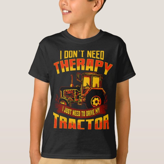 T-shirt Fermier Tracteur Agriculture Drôle Citations Humou (Devant)