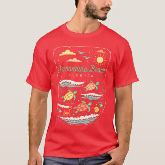T-shirt Fernandina Beach FL Cute Beach Vacances Sea Turtle