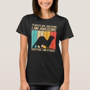 T-shirt Ferret cool Pour Hommes Femmes Ferret Animal 1